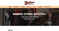 Desktop Screenshot of barberstylinginstitute.com